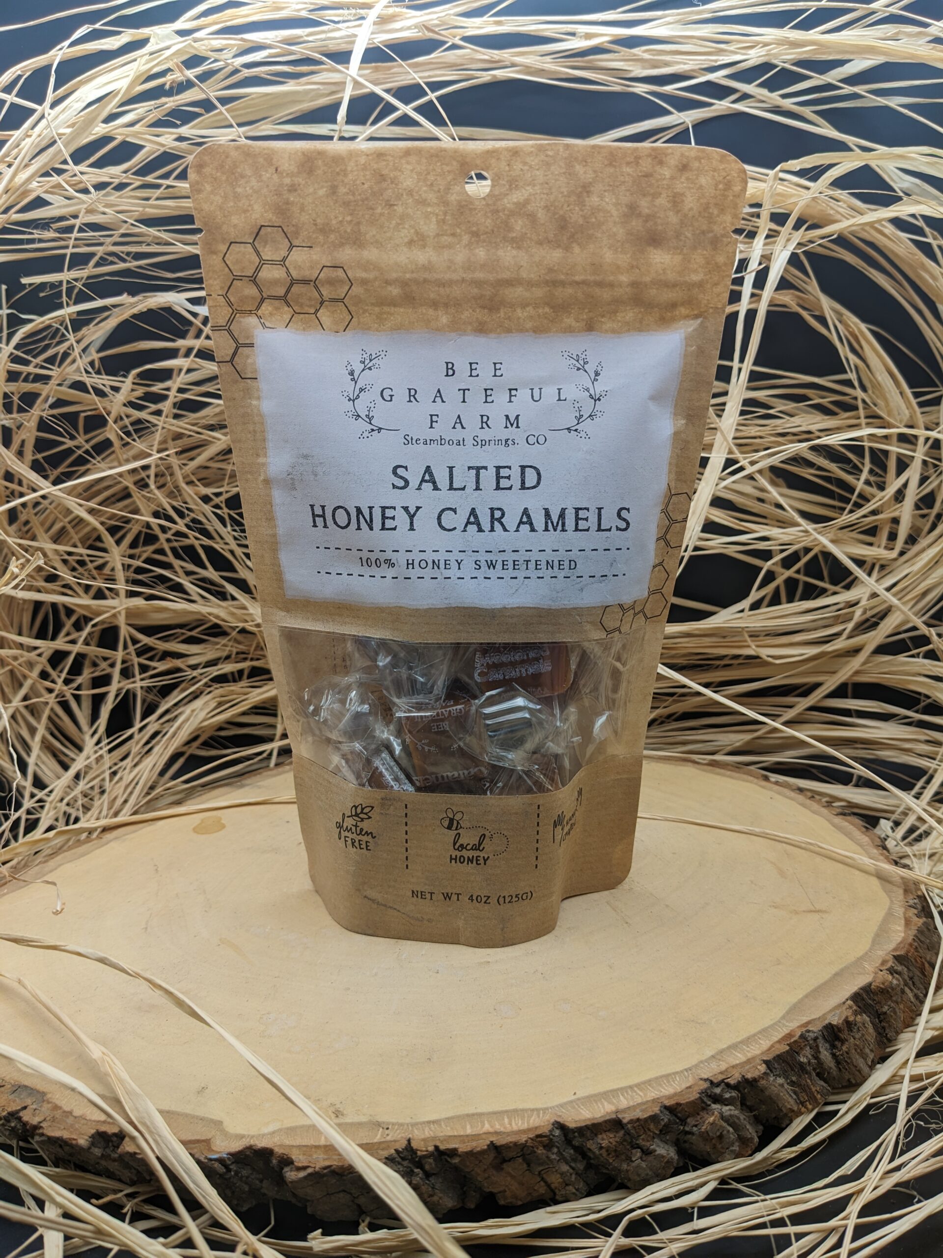 Queen Bee Bagged Honey Caramels/Pralines – Wyoming Buffalo Company
